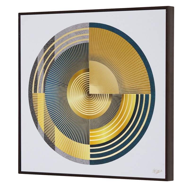 Golden Embossed Wall Painting - Image 2