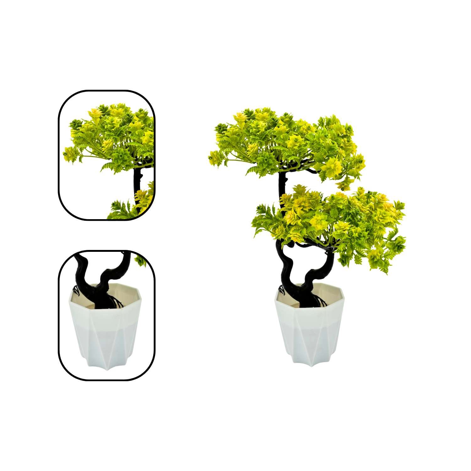 Artificial Plants for Home Decorarion Tree with Pot for Home Center Livingroom Table Shelf Entrance Office Decorative Potted Plants (RV-AP8) - Image 2